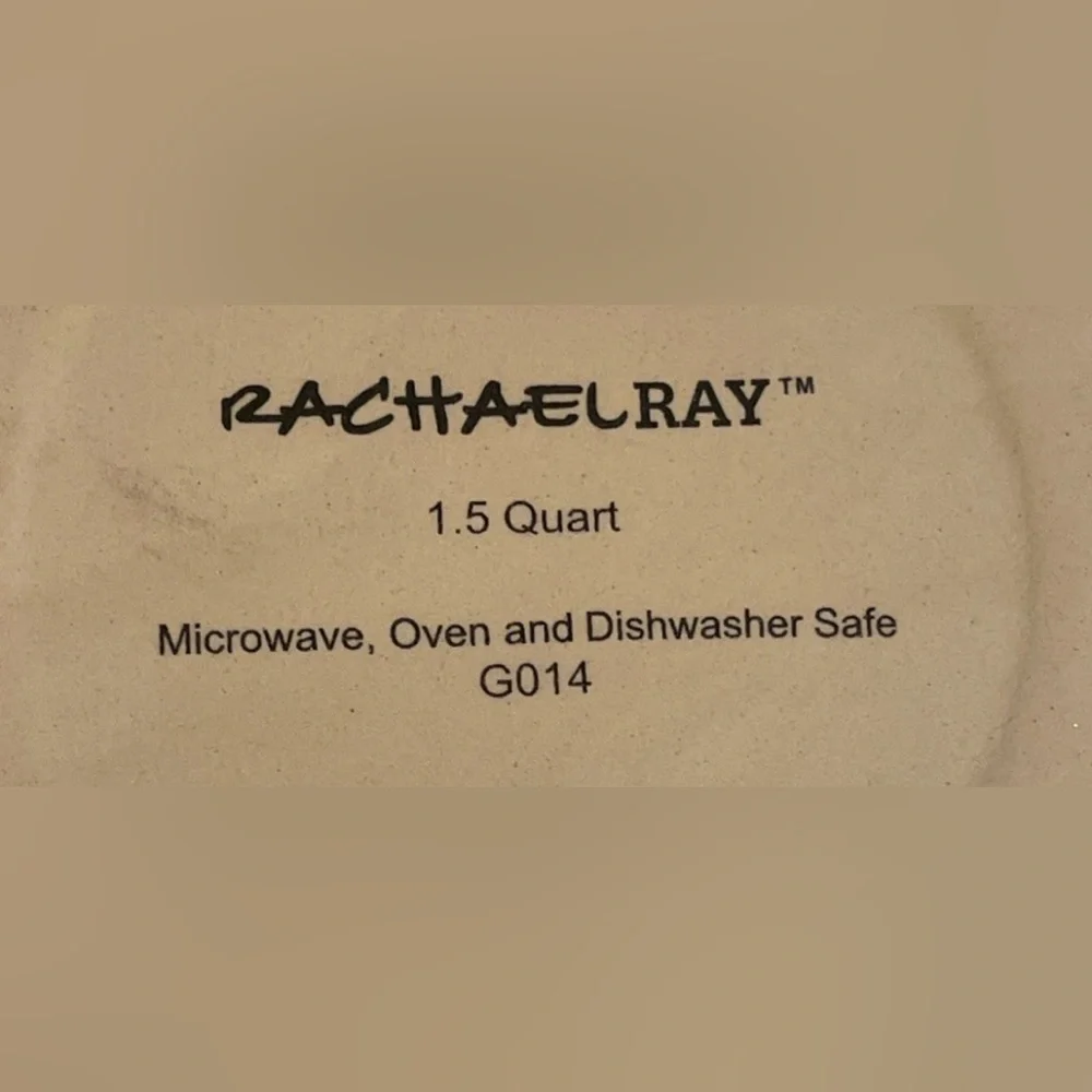 RACHAEL RAY 1.5 Round Open Baker Stoneware - Lime Green NEW